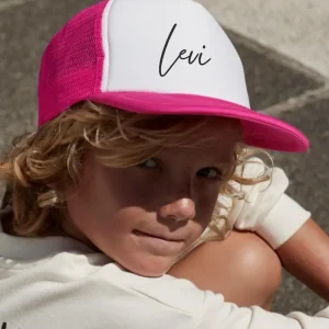 Keps Vintage Trucker rosa